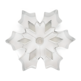 METAL BISCUIT CUTTER - SNOWFLAKE  (7.5 cm)