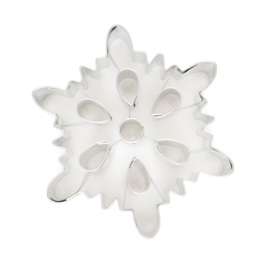 METAL BISCUIT CUTTER - SNOWFLAKE (8 cm)