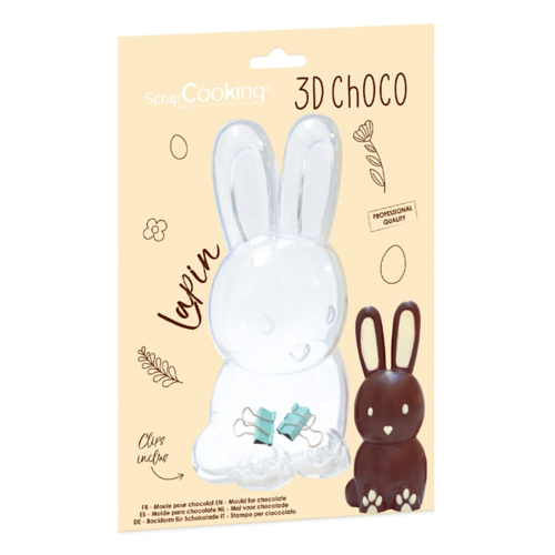 SCRAPCOOKING 3D CHOCOLATE MOULD - RABBIT