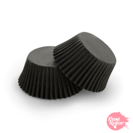 BLACK CUPCAKE CAPSULES - 24 UNITS