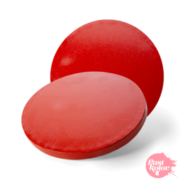 ROUND CAKE DRUM RED - 30 CM  / 12 MM THICK