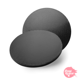 ROUND CAKE DRUM - BLACK 30 CM  / 12 MM THICK