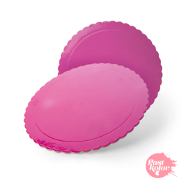 ROUND FUCHSIA BASE - 35 CM  / 3 MM THICK