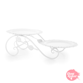 CAKE STAND WHITE - SLEDGE