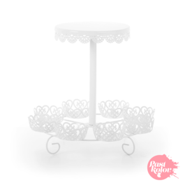 WHITE CUPCAKE STAND - AQUARIUS