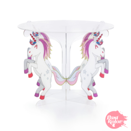 ACRYLIC CAKE STAND - UNICORNS