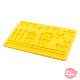 SILICONE MOULD - 3D BORDERS AND DECORATIONS (N1)