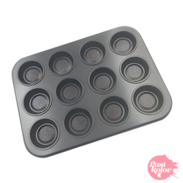 STEEL BAKING PAN - 12 TARTLETS