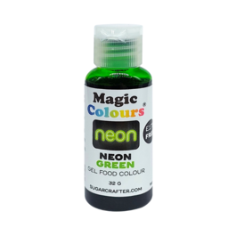 MAGIC COLOURS NEON GEL DYE - GREEN 32 G