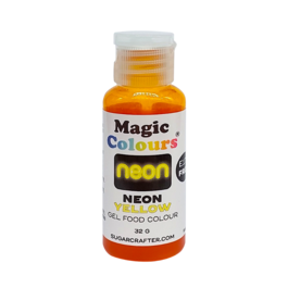 MAGIC COLOURS NEON GEL DYE - YELLOW 32 G