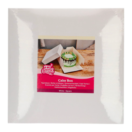 FUNCAKES WHITE CAKE BOX - 30 CM