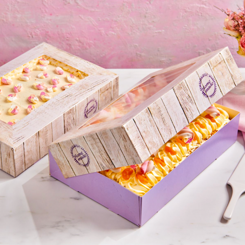 FUNCAKES CAKE BOX SET - "PURE" DESIGN (36 X 25 CM)