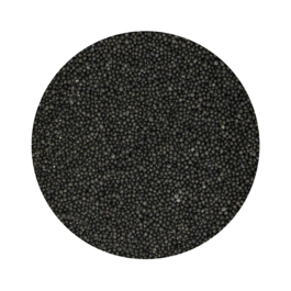 FUNCAKES SUGAR PEARLS (NONPAREILS) - BLACK 80 G