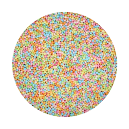 FUNCAKES SUGAR PEARLS (NONPAREILS) - PASTEL COLOURS 80 G