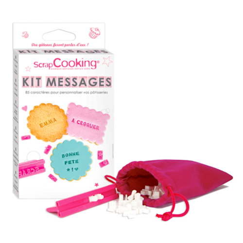 SCRAPCOOKING LETTER MARKER - MESSAGE KIT