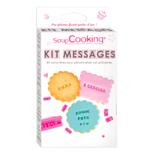 SCRAPCOOKING LETTER MARKER - MESSAGE KIT