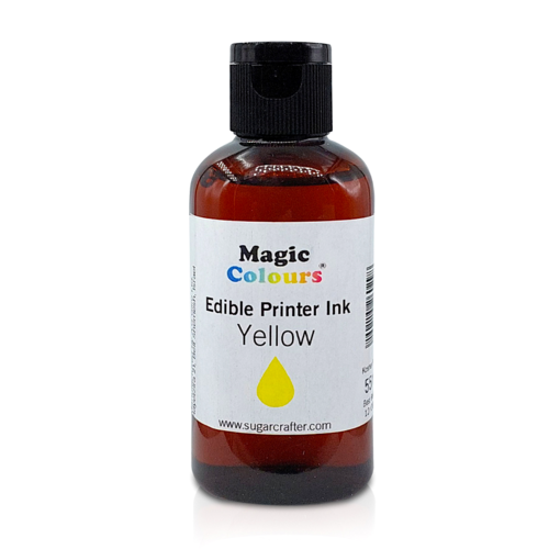 MAGIC COLOURS EDIBLE INK REFILL BOTTLE - YELLOW (55 ML)