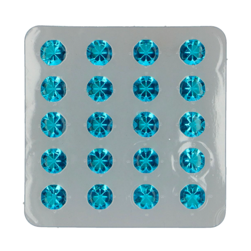 FUNCAKES EDIBLE JELLY DIAMONDS - SKY BLUE