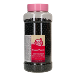 FUNCAKE SUGAR PEARLS - BLACK (7 MM) 800 G