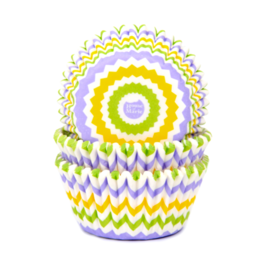 HOUSE OF MARIE" CUPCAKE CAPSULES - SPRING (CHEVRON)