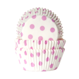 HOUSE OF MARIE" CUPCAKE CAPSULES - PINK DOTS