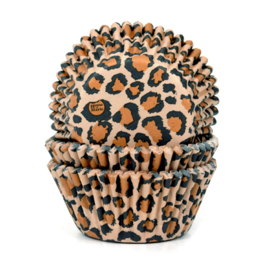 HOUSE OF MARIE CUPCAKE CAPSULES - LEOPARD BROWN