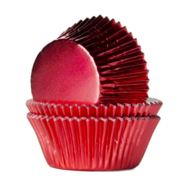 HOUSE OF MARIE METALLIC CUPCAKE CAPSULES - RED