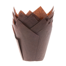 HOUSE OF MARIE MUFFIN CUPS - BROWN
