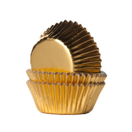 HOUSE OF MARIE METALLIC MINI CUPCAKE CAPSULES - GOLD