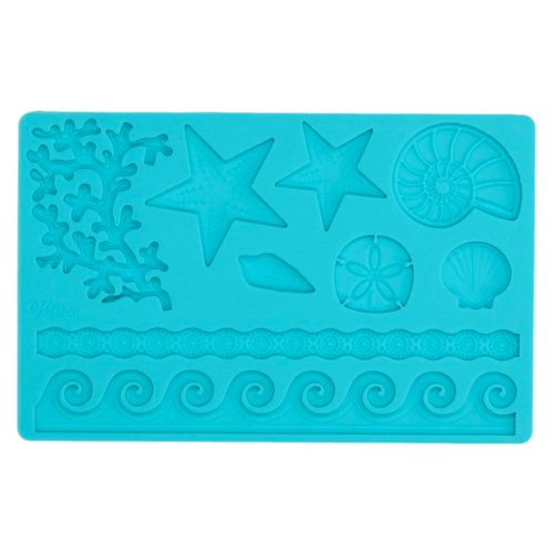 WILTON SILICONE MOULD FOR FONDANT - SEA LIFE