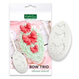 KATY SUE SILICONE MOULD - BOW TRIO