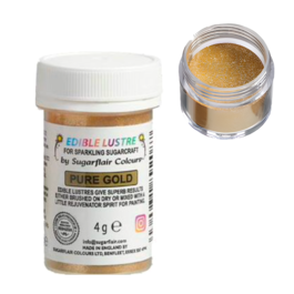 SUGARFLAIR EDIBLE GLITTER - PURE GOLD (4 G)