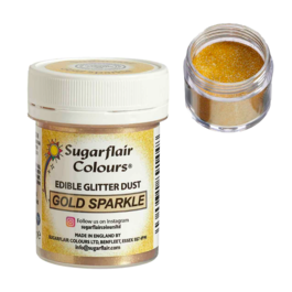SUGARFLAIR EDIBLE GLITTER - GOLD SPARKLE (10 G)