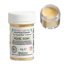 SUGARFLAIR EDIBLE GLITTER - PEARL IVORY (4 G)