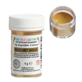 SUGARFLAIR EDIBLE GLITTER - RADIANT GOLD (4 G)