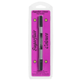 SUGARFLAIR DOUBLE-ENDED MARKER - LIQUORICE BLACK