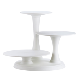 WILTON WHITE CAKE STAND - 3 TIERS