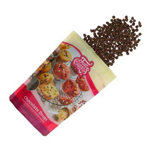 FUNCAKES DARK CHOCOLATE CHIPS - DROPS 350 G