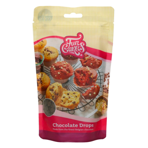 FUNCAKES DARK CHOCOLATE CHIPS - DROPS 350 G