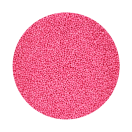 FUNCAKES SUGAR PEARLS (NONPAREILS) - DARK PINK 80 G