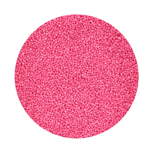 FUNCAKES SUGAR PEARLS (NONPAREILS) - DARK PINK 80 G