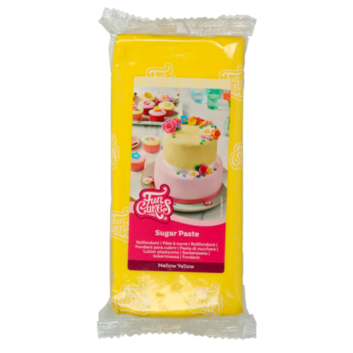 FUNCAKES FONDANT - YELLOW 1 KG