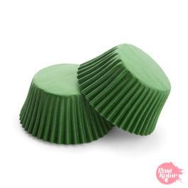 GREEN CUPCAKE CAPSULES - 24 UNITS