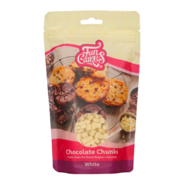 FUNCAKES WHITE CHOCOLATE CHIPS - CHUNKS 350 G