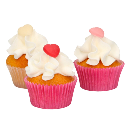FUNCAKES MARZIPAN DECORATIONS - HEARTS