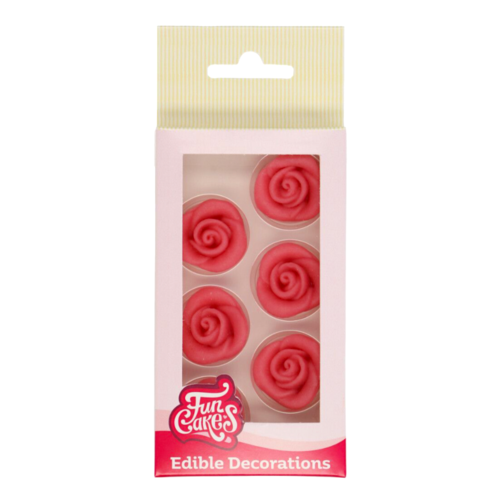 FUNCAKES MARZIPAN DECORATIONS - ROSES