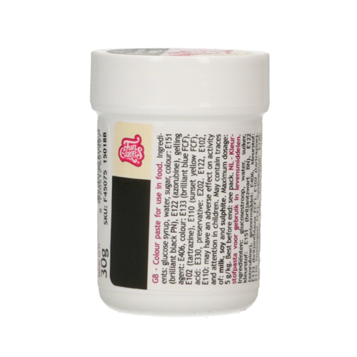 FUNCAKES PASTE DYE - BLACK 30 G