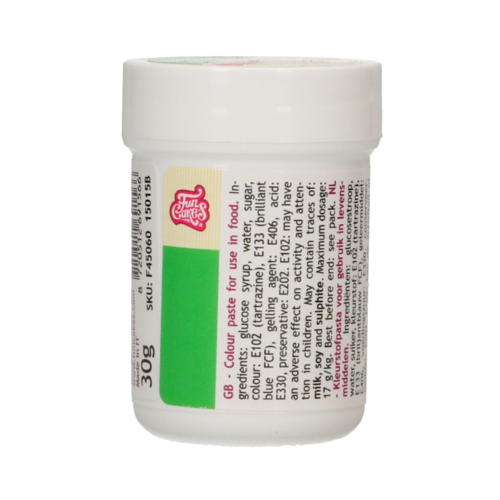 FUNCAKES PASTE DYE - GREEN 30 G