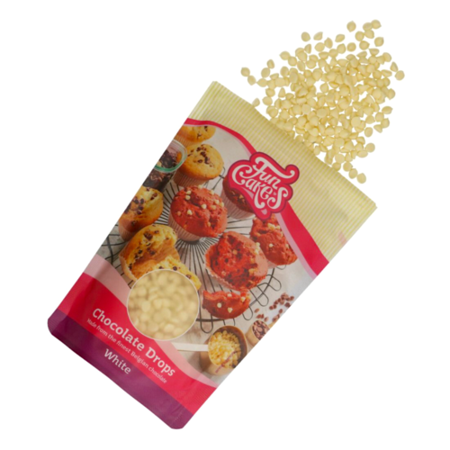 [BBD] FUNCAKES WHITE CHOCOLATE CHIPS - DROPS 350 G