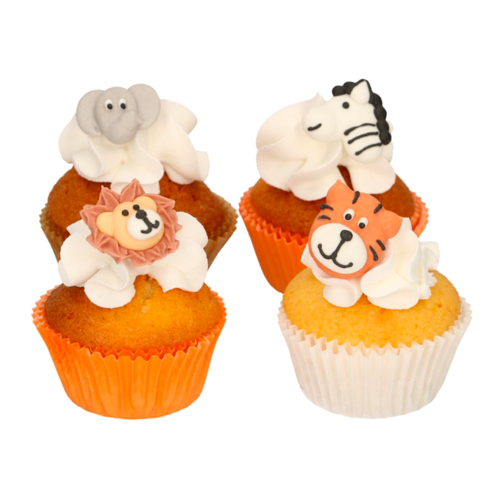 FUNCAKES SUGAR DECORATIONS - SAFARI ANIMALS